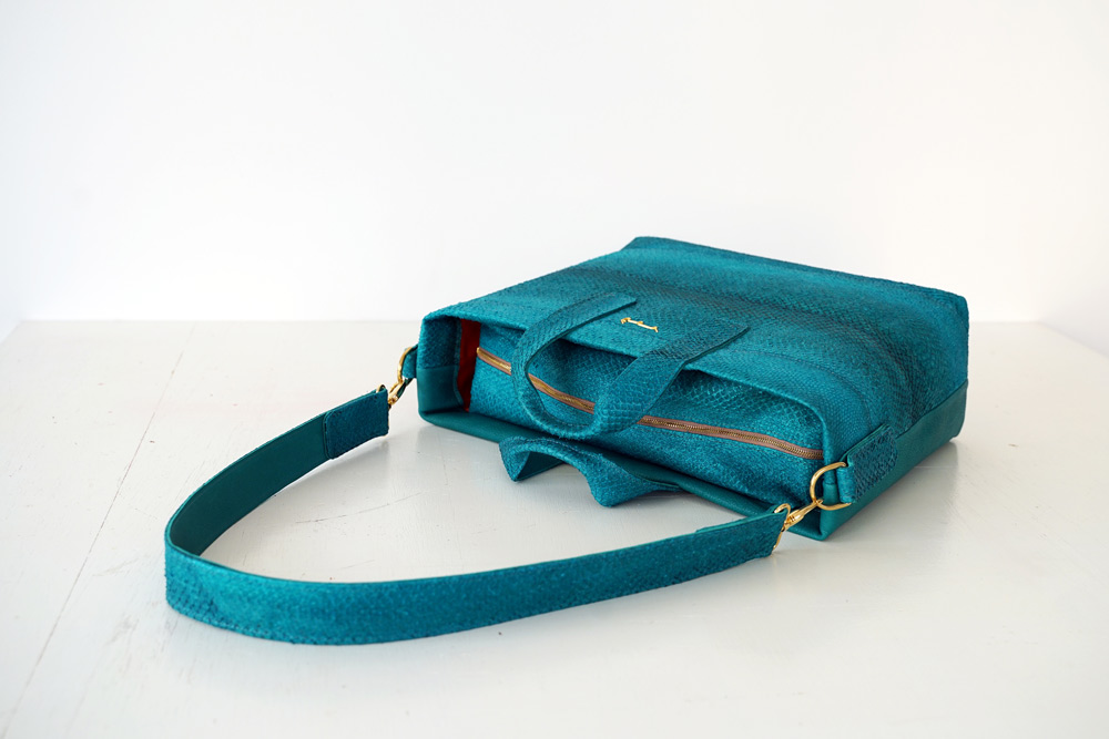 tasche_fischleder Tasche gefertigt aus Fischleder