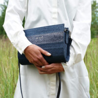 Handtasche aus isländischem Lachsleder Craftmanship made in Germany