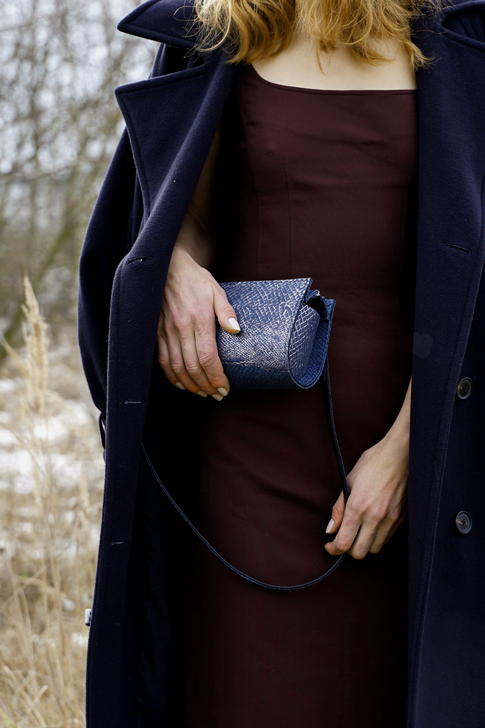 Handatasche aus isländischem Lachsleder