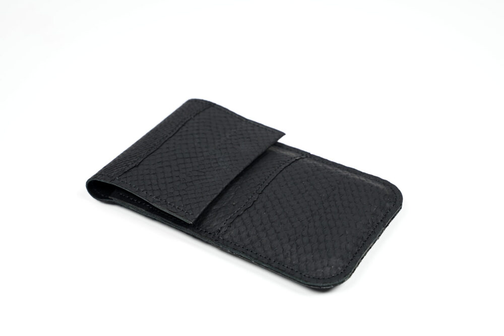Smartphonecase Lachsleder schwarz