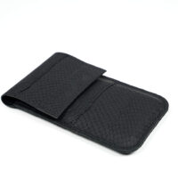 Smartphonecase Lachsleder schwarz
