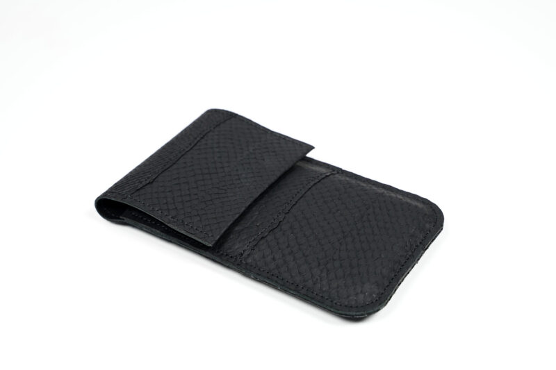 Smartphonecase Lachsleder schwarz