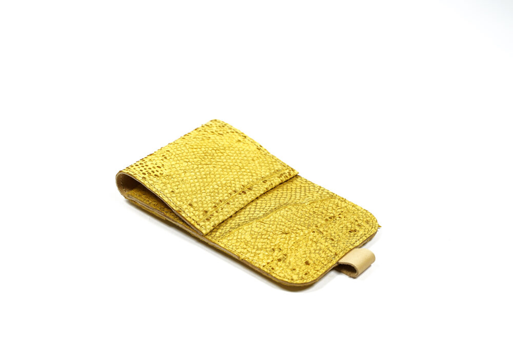 Schlüsseltasche mit Zugband aus Dorchleder